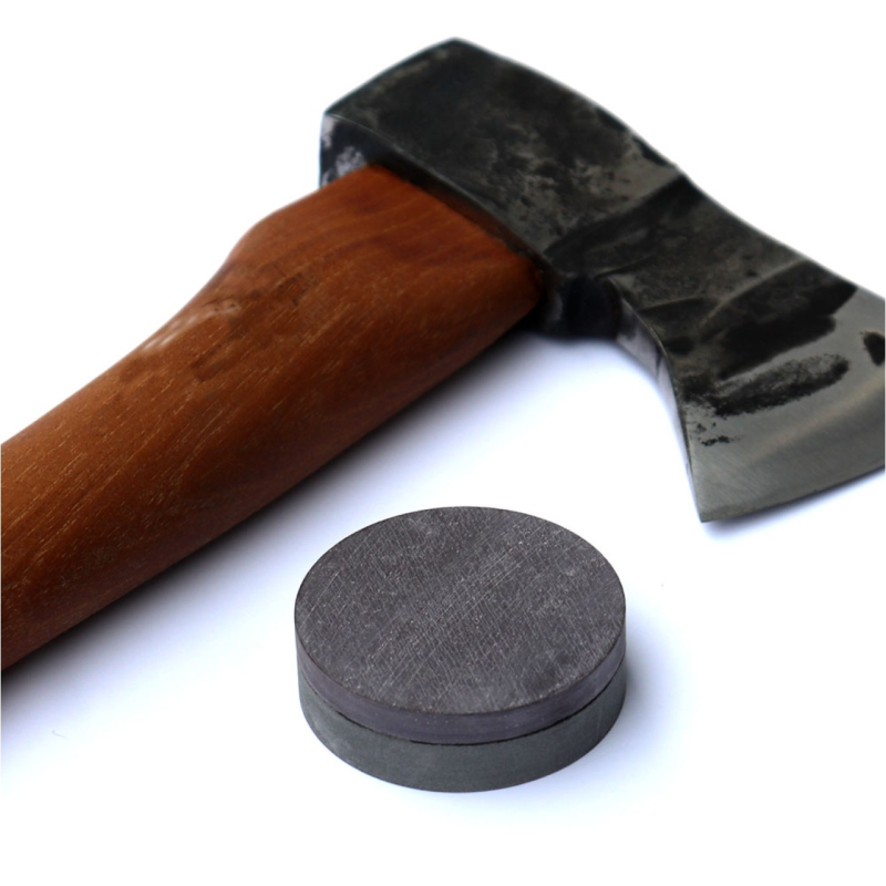 Pierre de banc bleue "Disque"