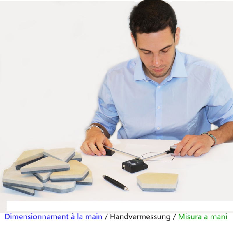 Coticule jaune, profilés irréguliers - Qualité I, extra-extra